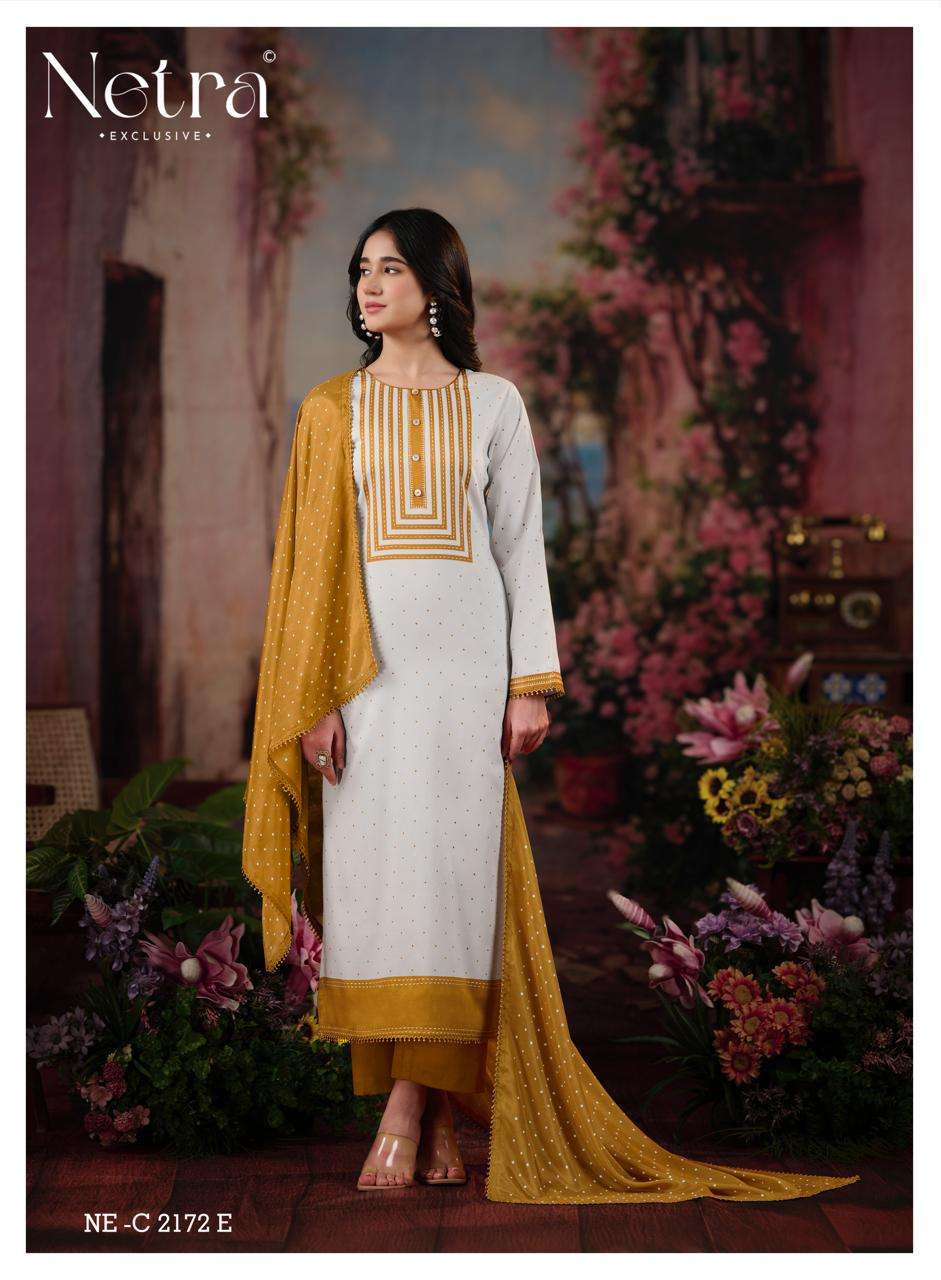 Netra Exclusive Hirya Pure Cotton Digital Printed Dress Material