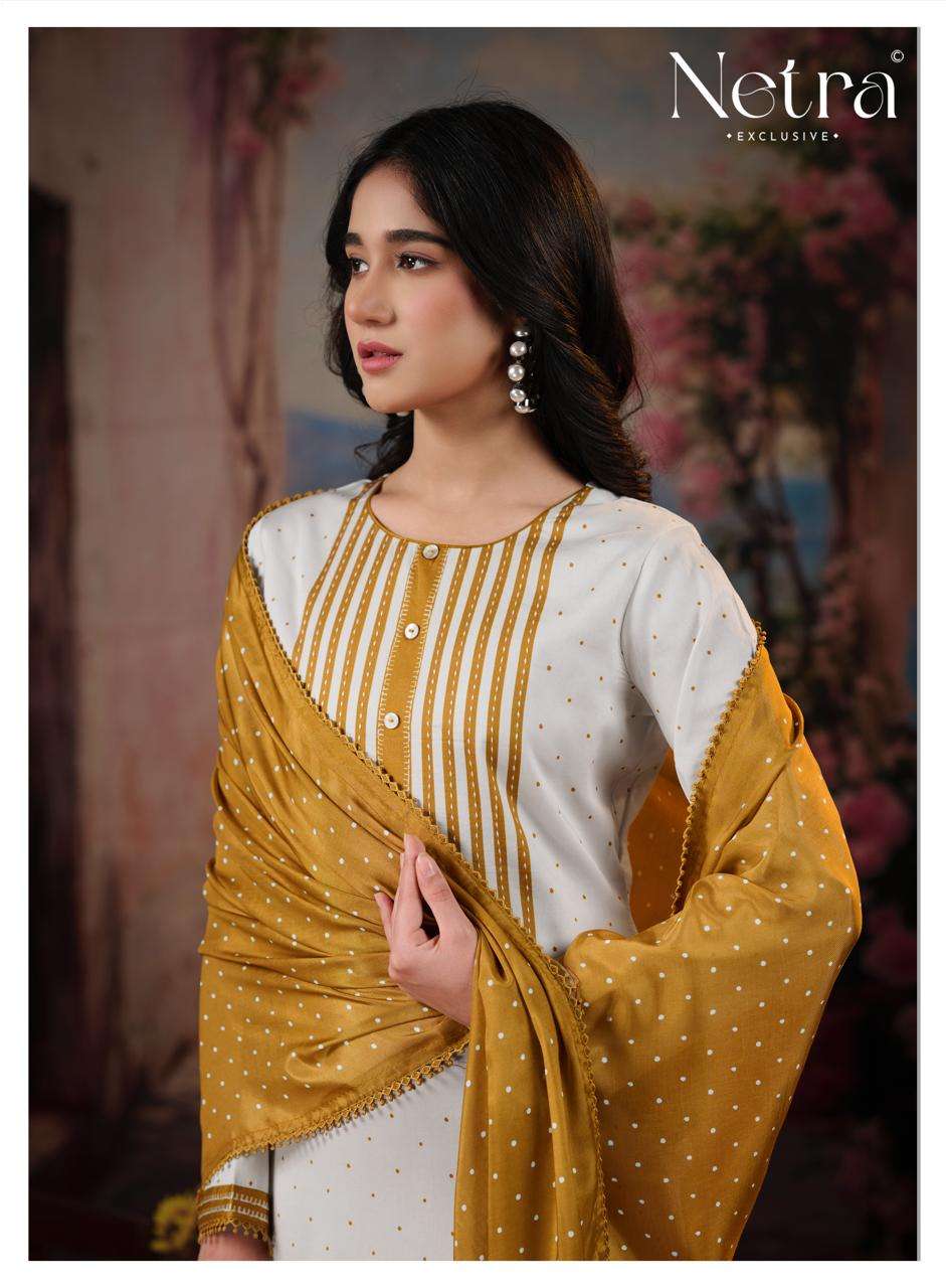 Netra Exclusive Hirya Pure Cotton Digital Printed Dress Material