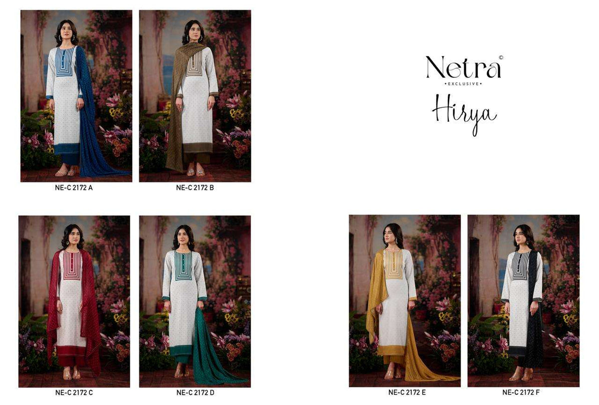 Netra Exclusive Hirya Pure Cotton Digital Printed Dress Material