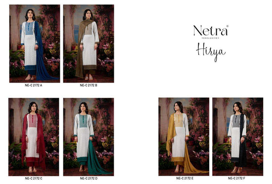 Netra Exclusive Hirya Pure Cotton Digital Printed Dress Material