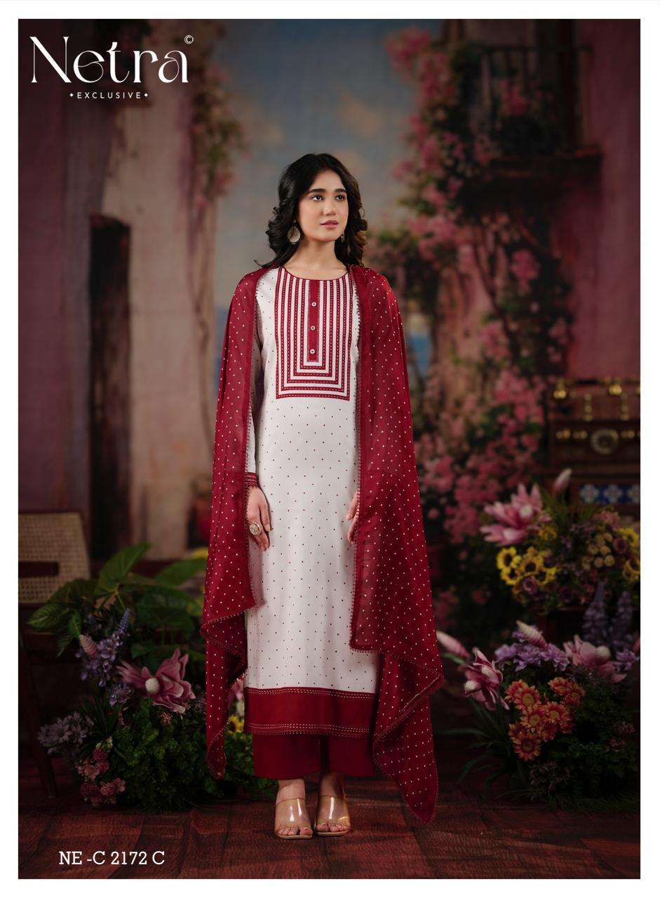 Netra Exclusive Hirya Pure Cotton Digital Printed Dress Material