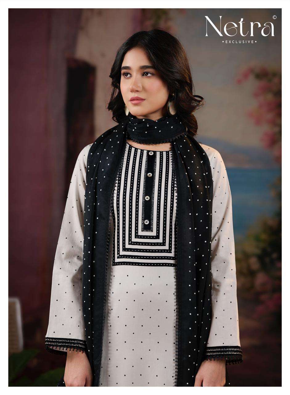 Netra Exclusive Hirya Pure Cotton Digital Printed Dress Material