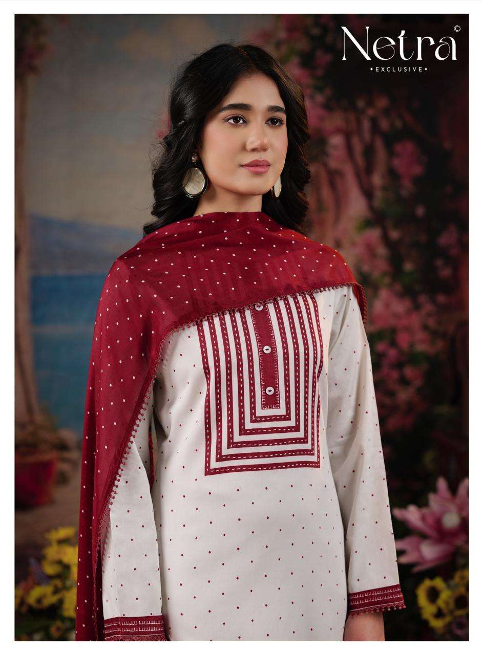 Netra Exclusive Hirya Pure Cotton Digital Printed Dress Material