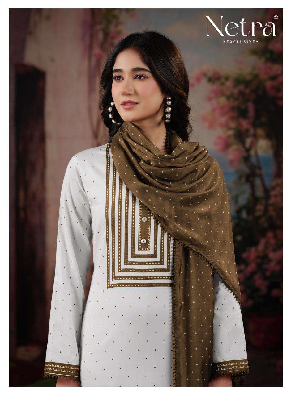 Netra Exclusive Hirya Pure Cotton Digital Printed Dress Material