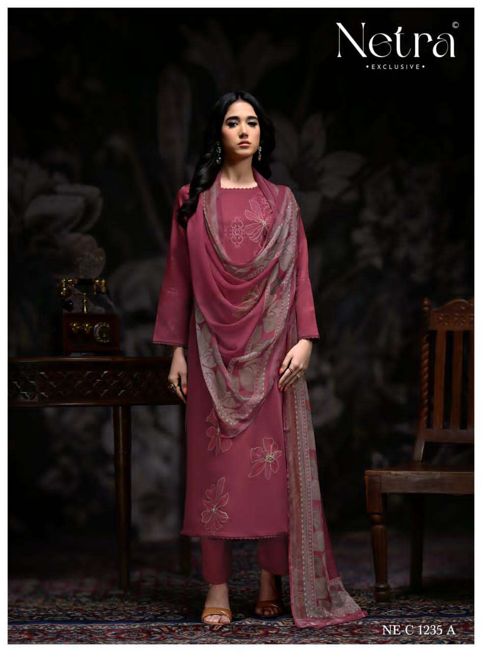 Netra Ira Cotton Printed Dress Material - Amrah Wholesale