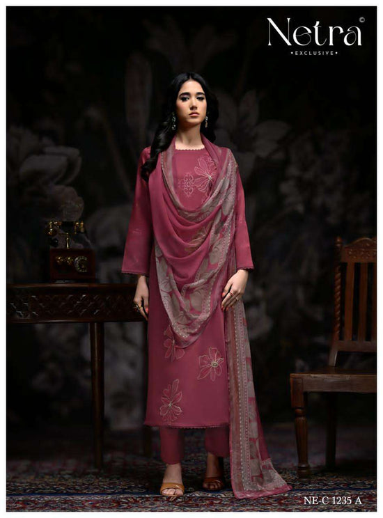 Netra Ira Cotton Printed Dress Material - Amrah Wholesale