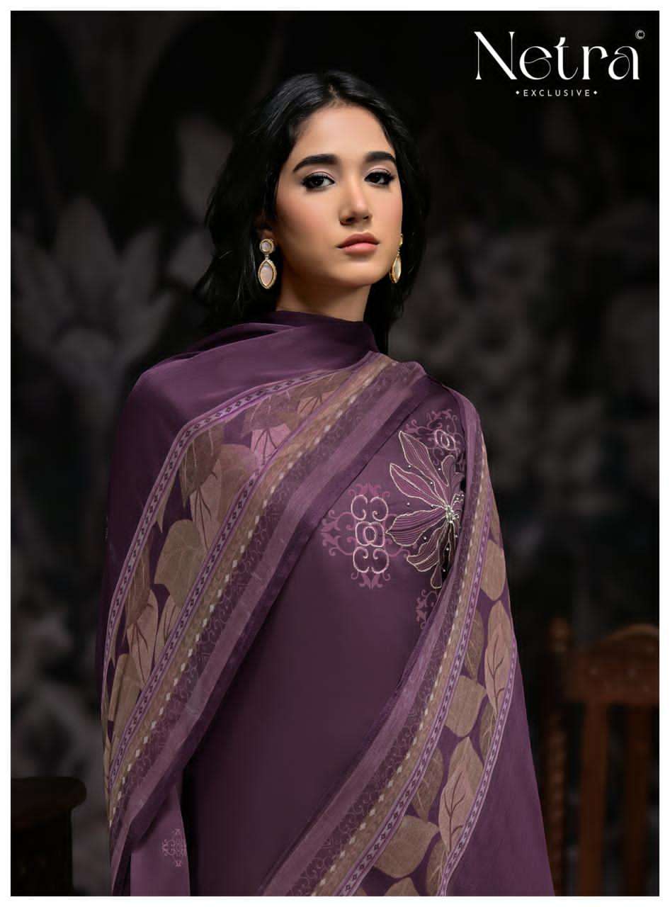 Netra Ira Cotton Printed Dress Material - Amrah Wholesale