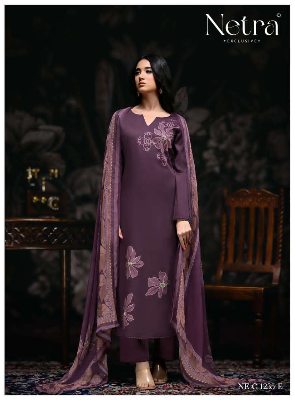 Netra Ira Cotton Printed Dress Material - Amrah Wholesale