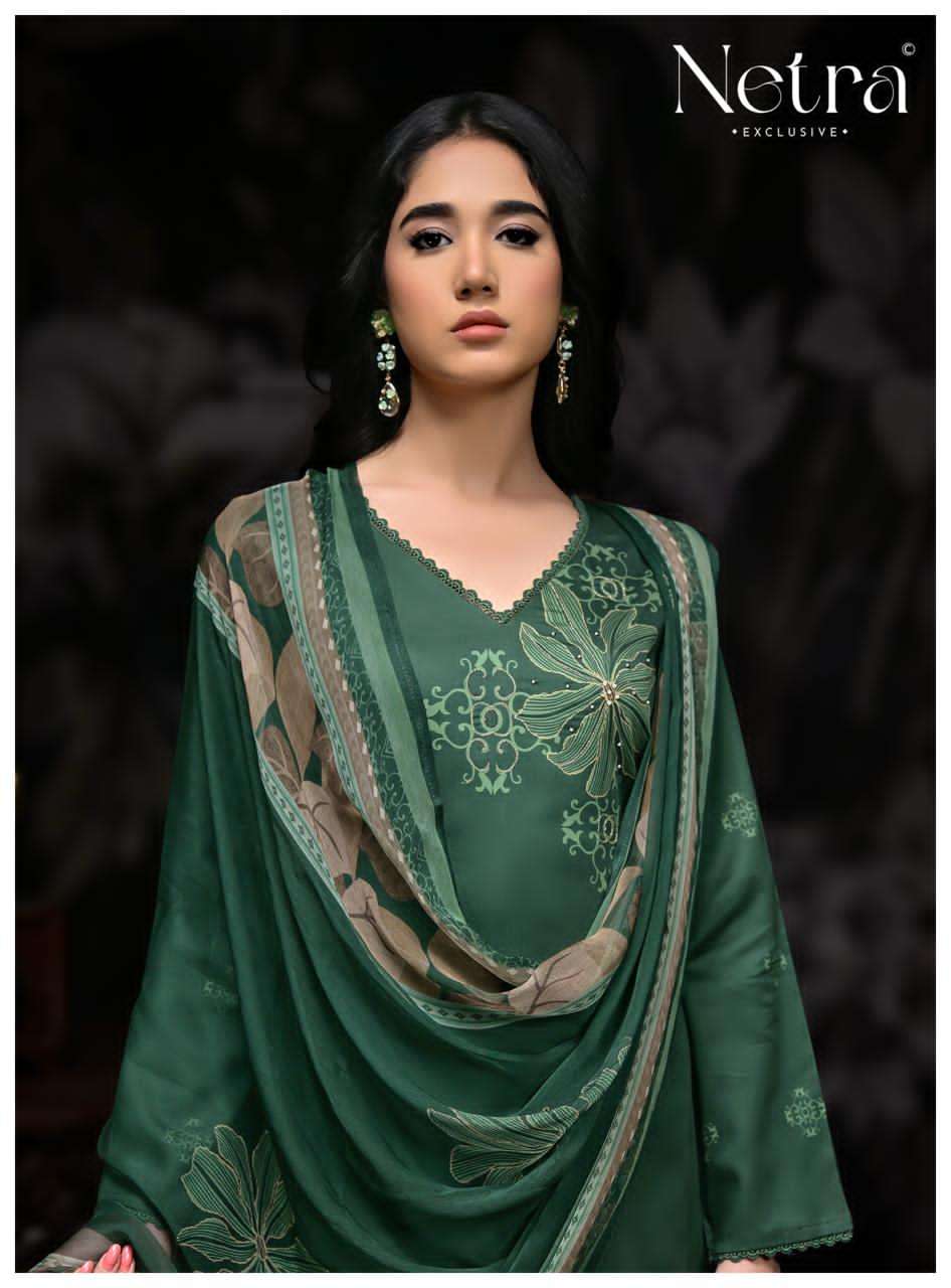 Netra Ira Cotton Printed Dress Material - Amrah Wholesale