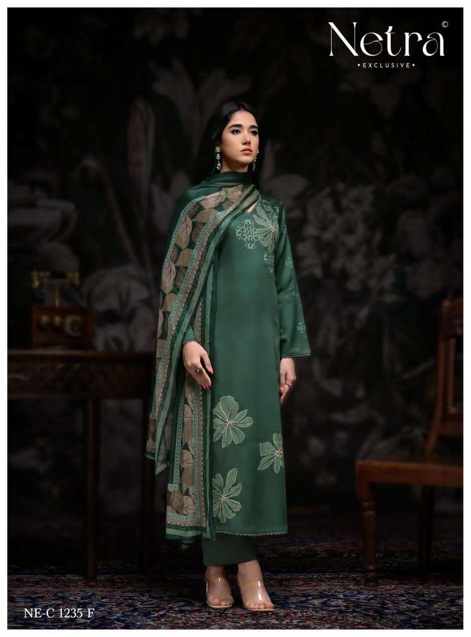 Netra Ira Cotton Printed Dress Material