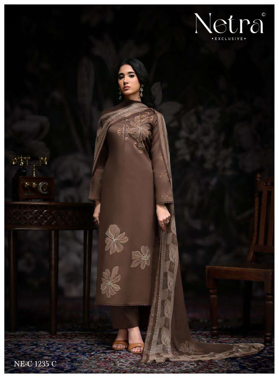 Netra Ira Cotton Printed Dress Material - Amrah Wholesale