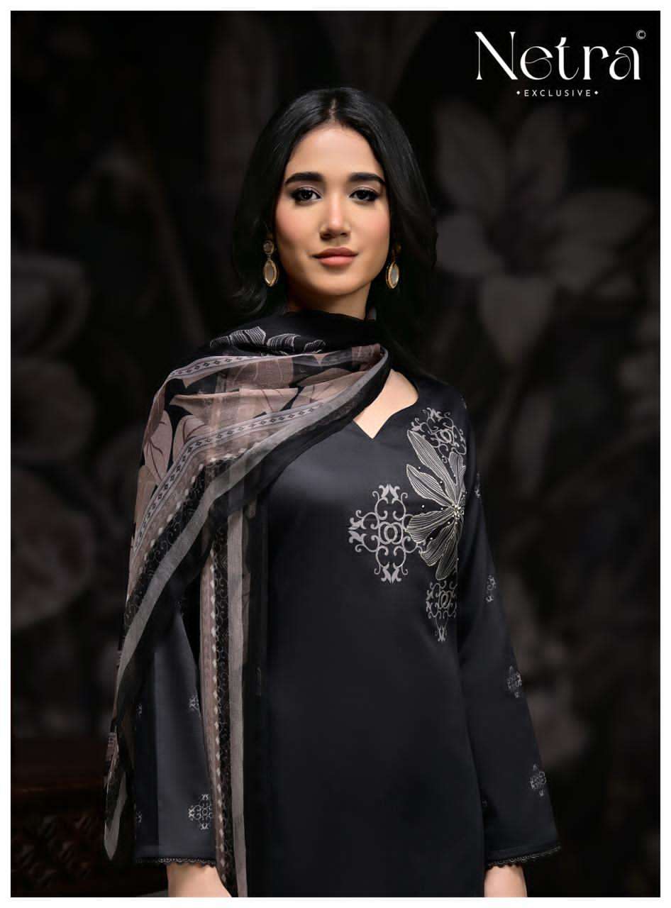 Netra Ira Cotton Printed Dress Material - Amrah Wholesale