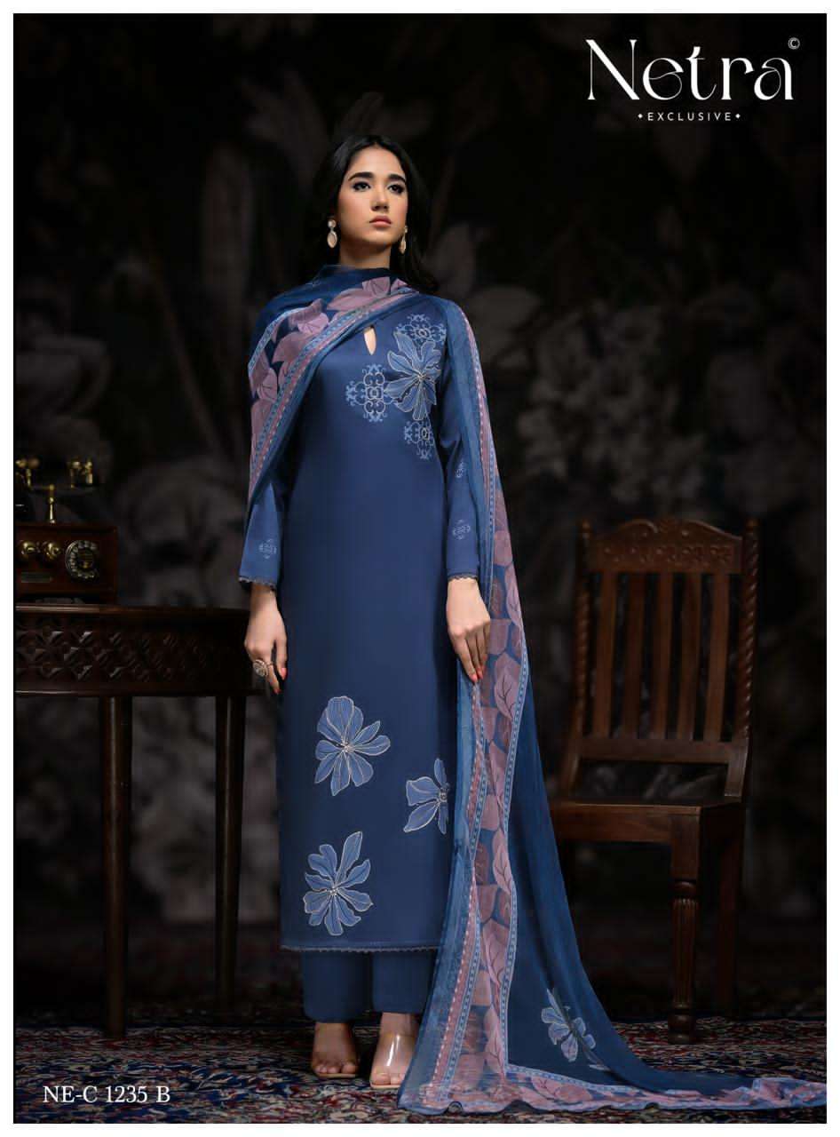 Netra Ira Cotton Printed Dress Material