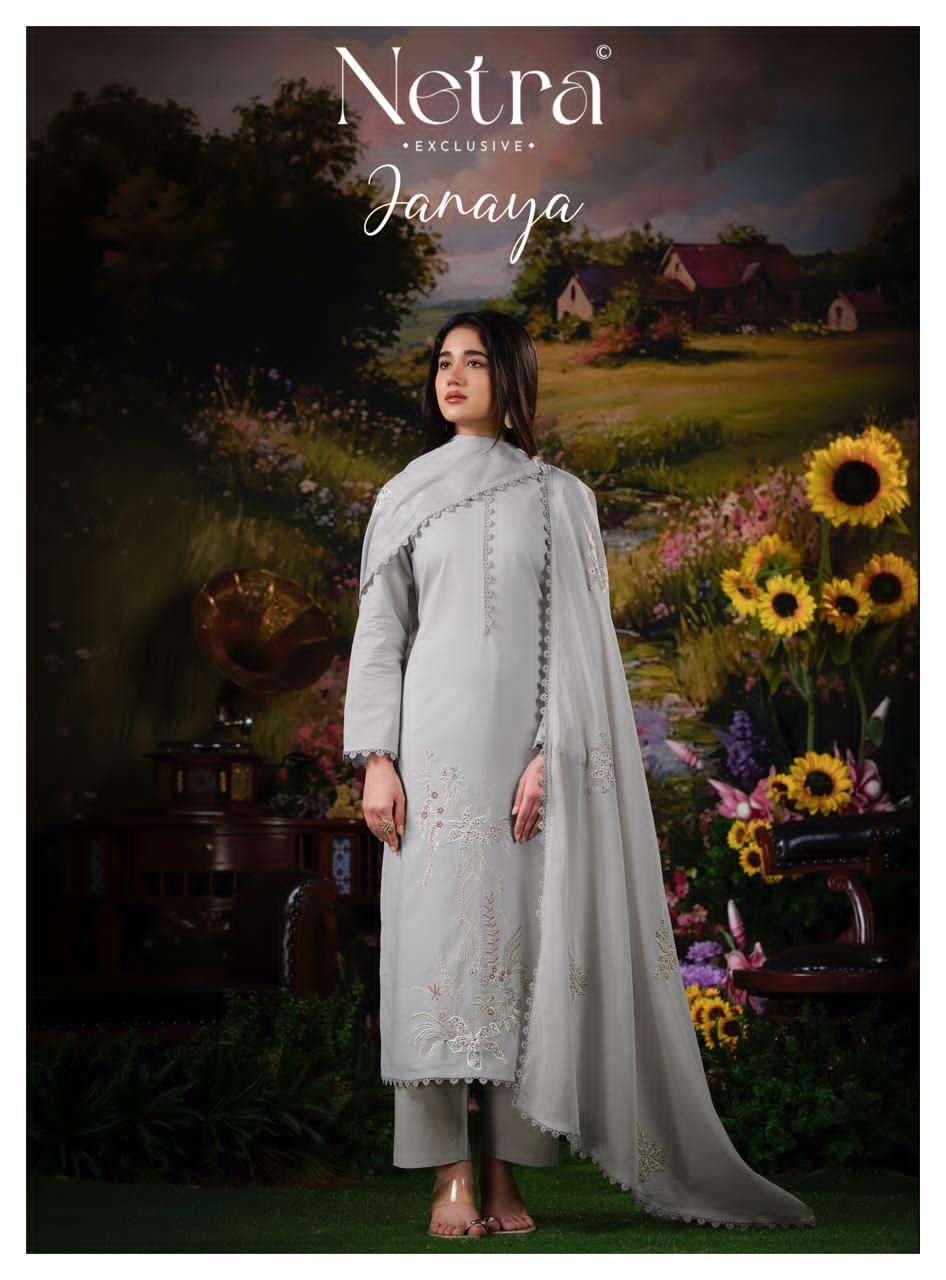 Netra Janaya Cotton Dress Material - Amrah Wholesale