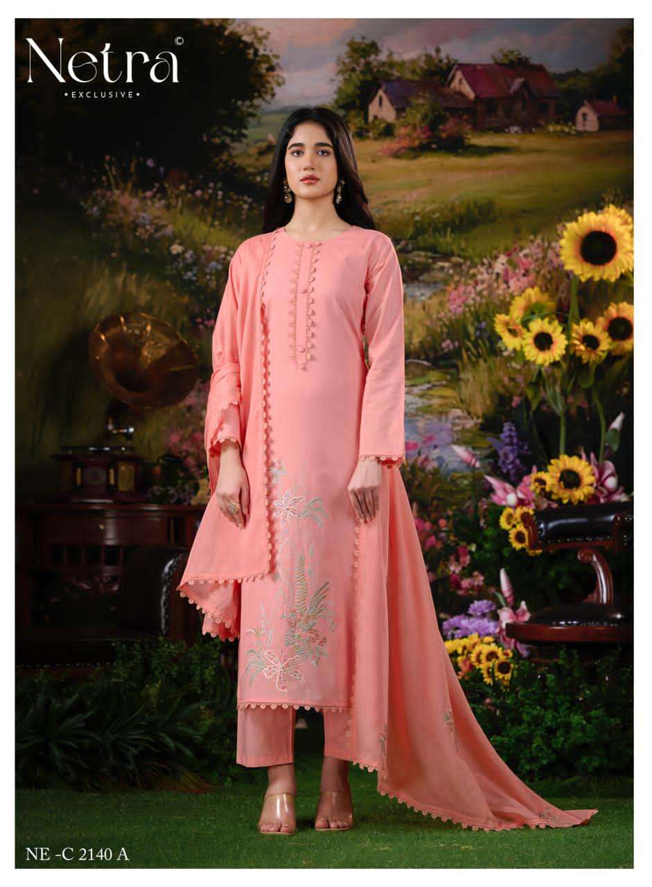 Netra Janaya Cotton Dress Material - Amrah Wholesale