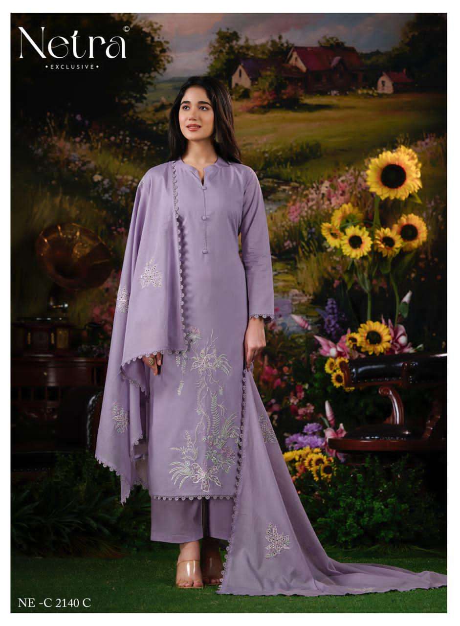 Netra Janaya Cotton Dress Material - Amrah Wholesale