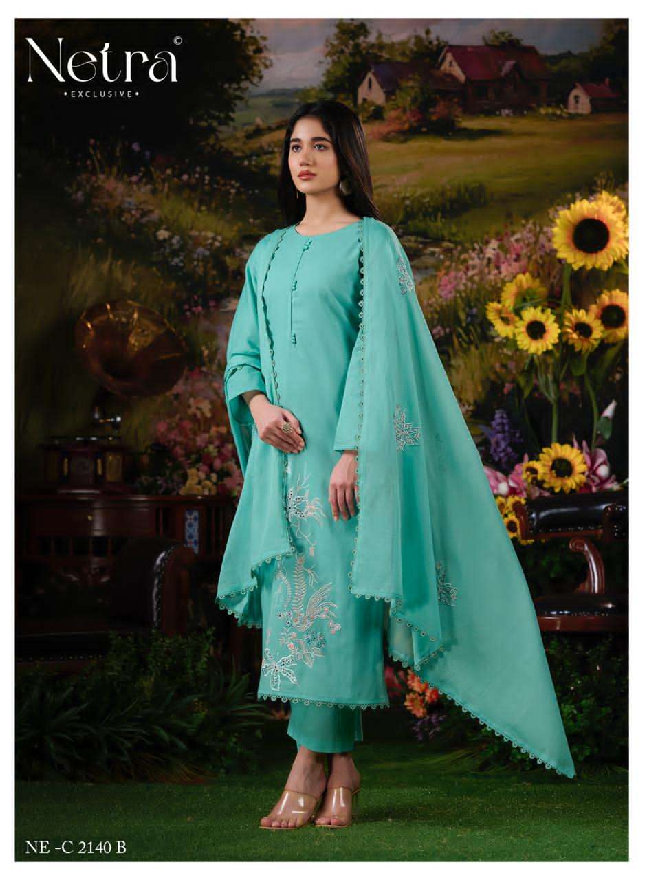 Netra Janaya Cotton Dress Material - Amrah Wholesale