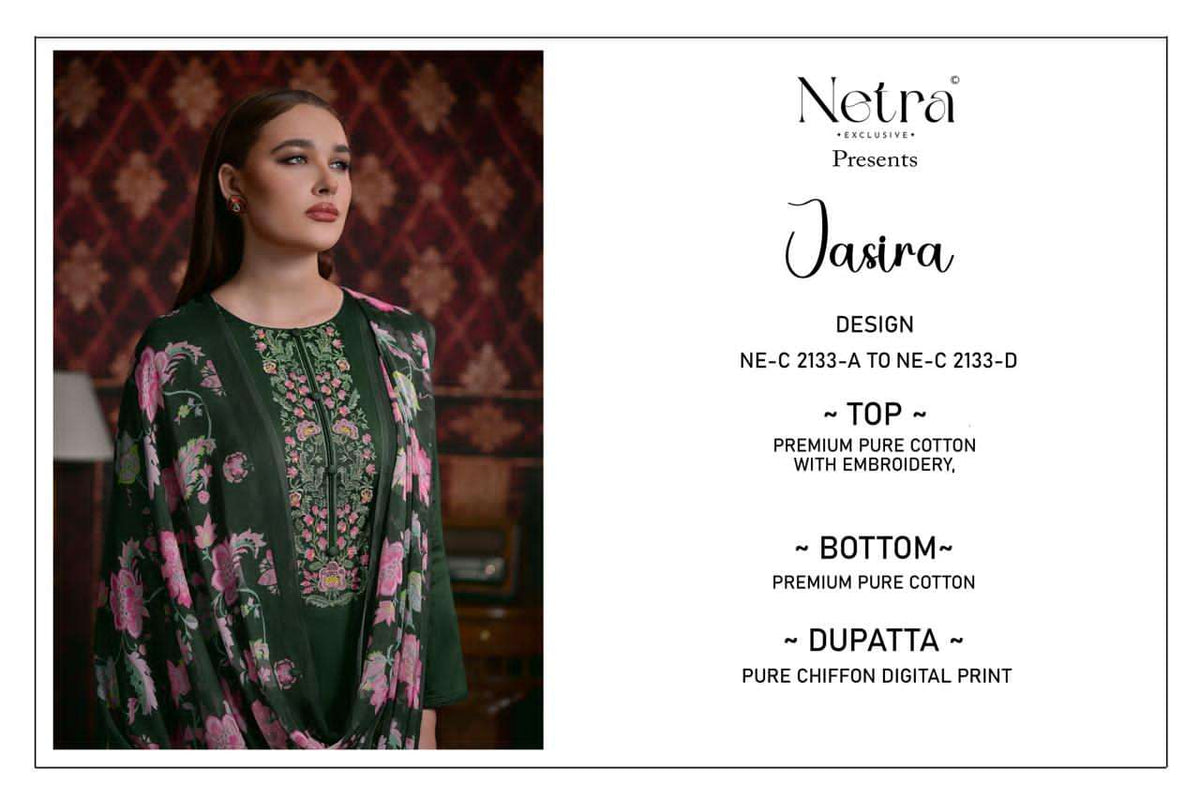 Netra Exclusive Jasira Salwar Suit Set Wholesale Catalogue - Amrah Wholesale