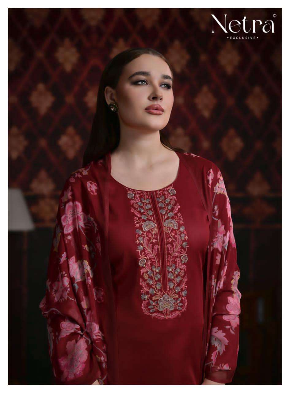 Netra Exclusive Jasira Salwar Suit Set Wholesale Catalogue - Amrah Wholesale