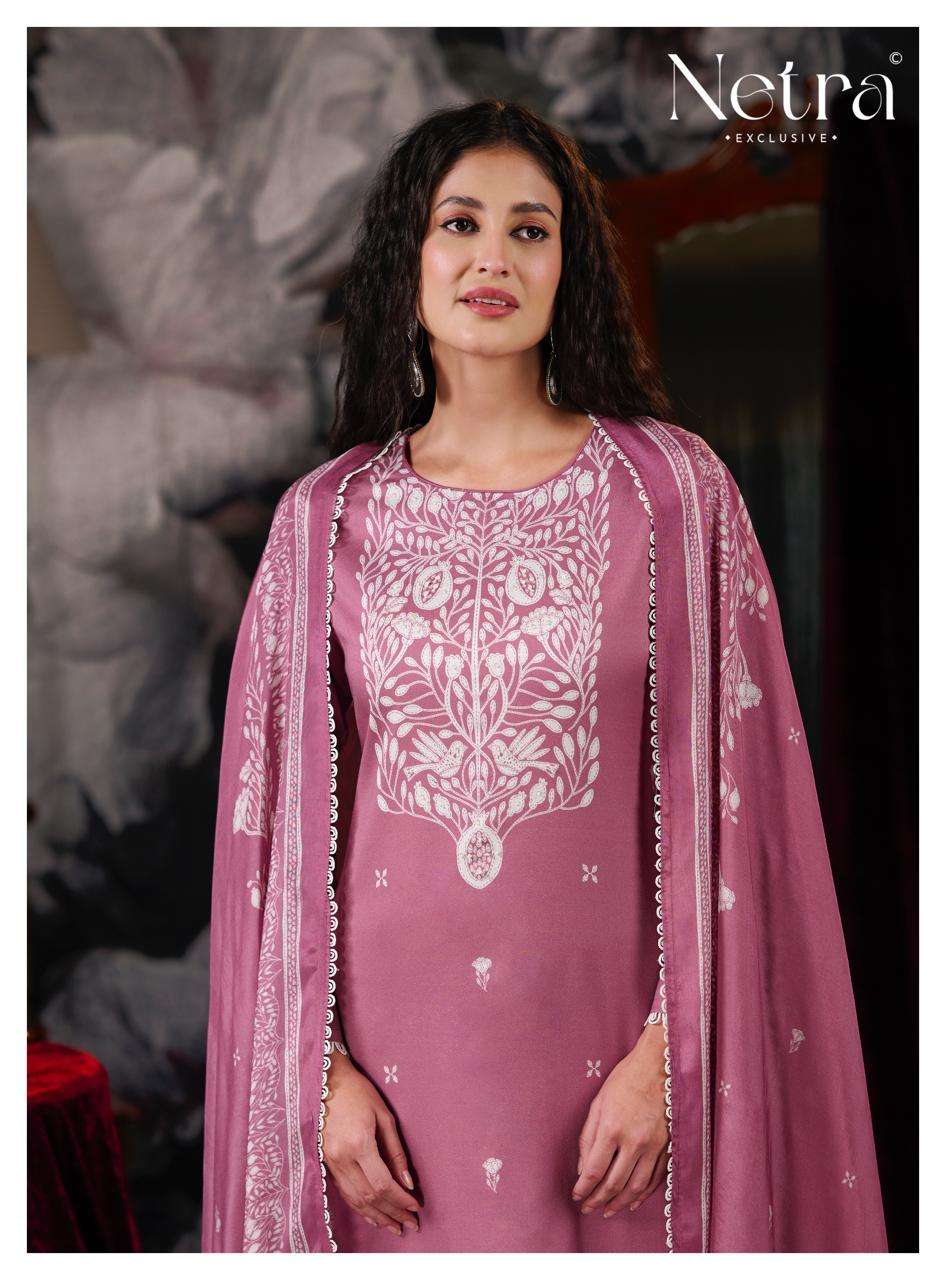 Netra Exclusive Jhalak Vol 2 Cotton Embroidered Dress Material