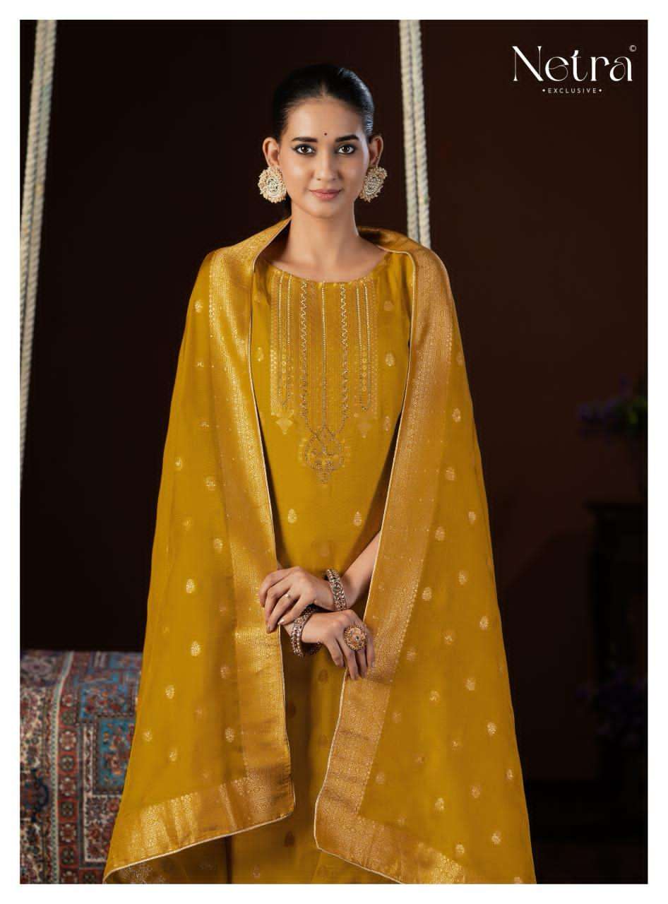 Netra Jyoti Lakhnavi Dress Material - Amrah Wholesale