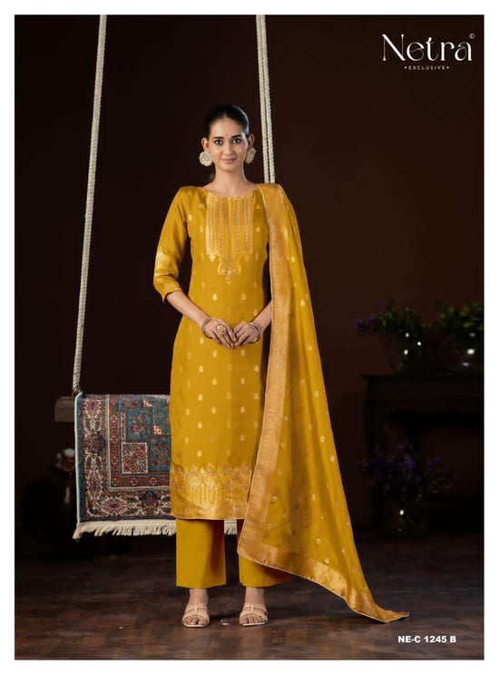 Netra Exclusive Jyoti Dress Material Wholesale Catalogue - Amrah Wholesale