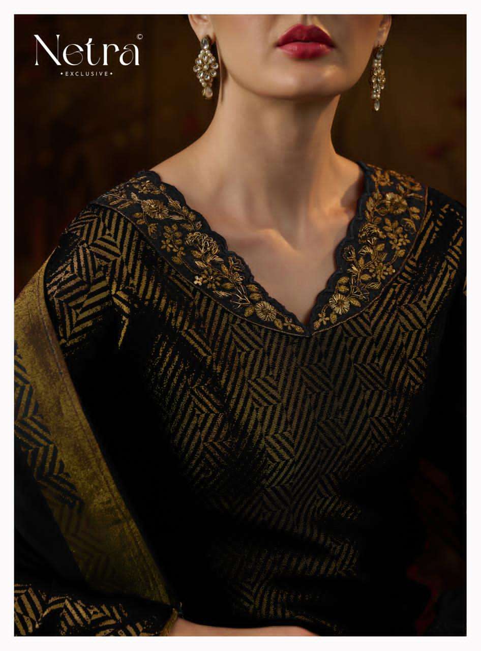 Netra Kanchan Silk Jacquard Dress Material - Amrah Wholesale
