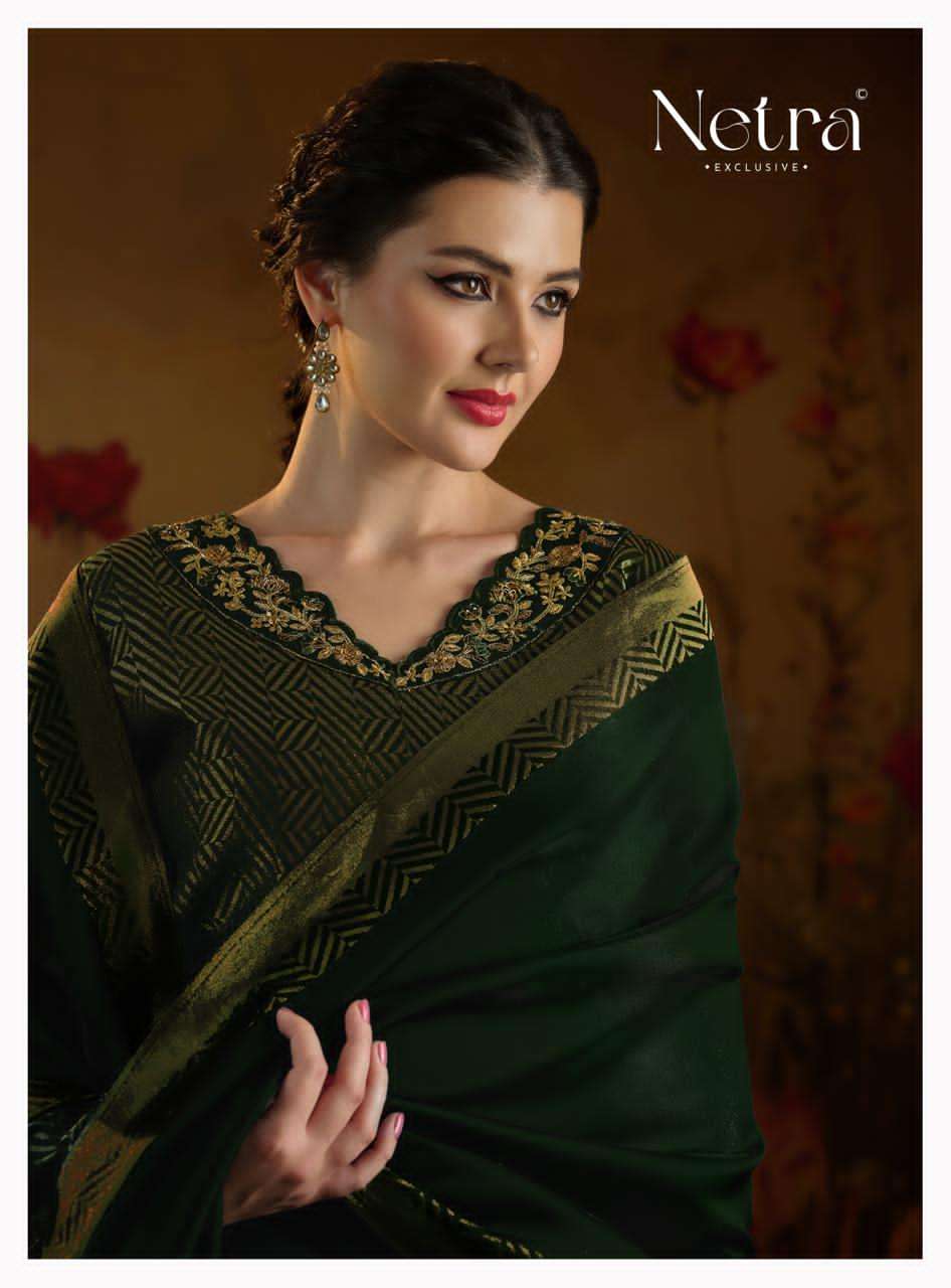 Netra Kanchan Silk Jacquard Dress Material - Amrah Wholesale