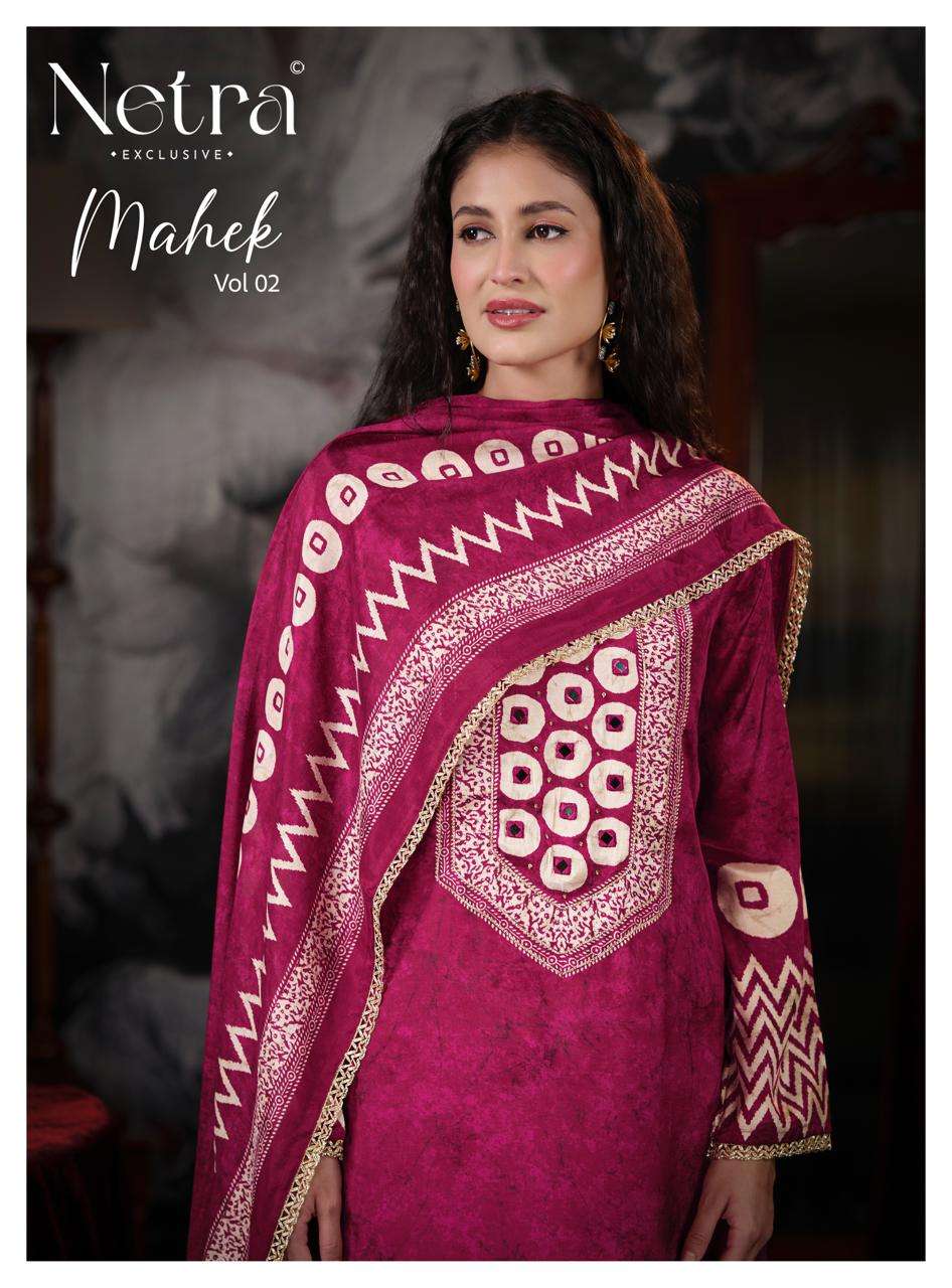 Netra Mahek Vol 2 Premium Muslin Dress Material