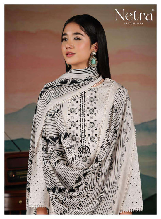 Netra Manvi Pure Cotton Digital Printed Dress Material