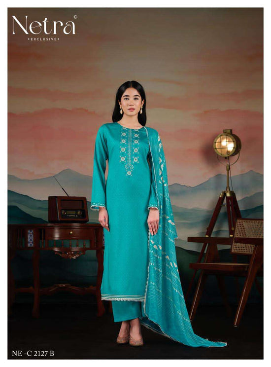 Netra Manvi Pure Cotton Digital Printed Dress Material