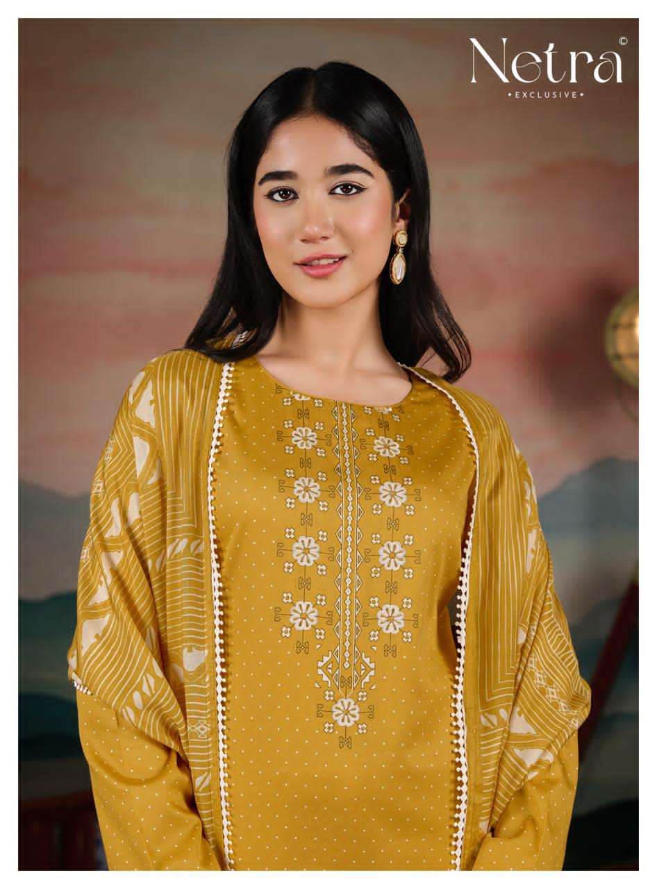 Netra Manvi Pure Cotton Digital Printed Dress Material