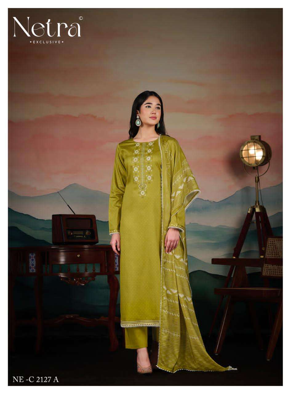 Netra Manvi Pure Cotton Digital Printed Dress Material