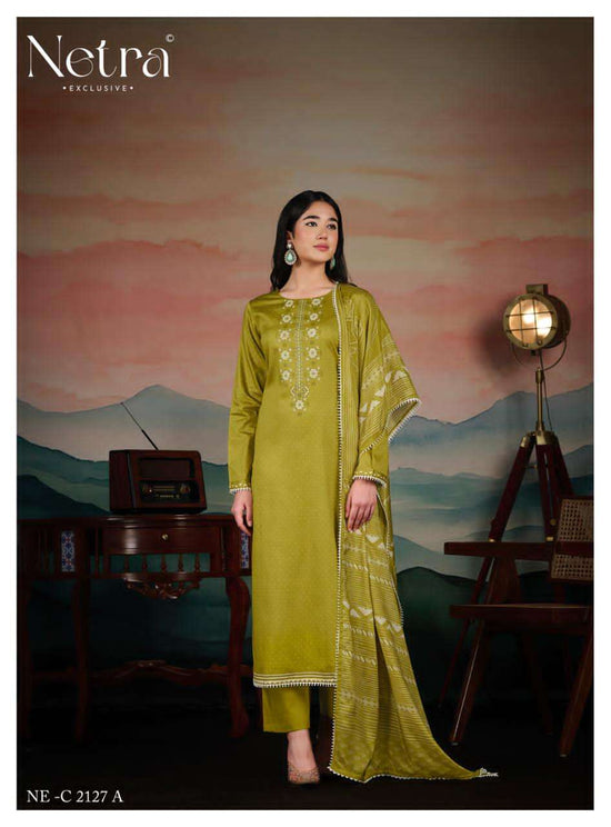 Netra Manvi Pure Cotton Digital Printed Dress Material