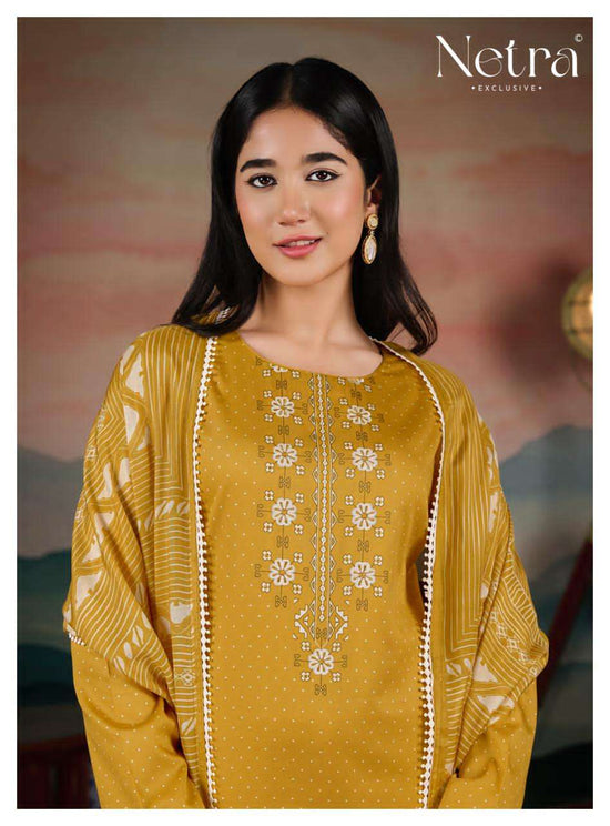 Netra Manvi Cotton Dress Material Wholesale - Amrah Wholesale
