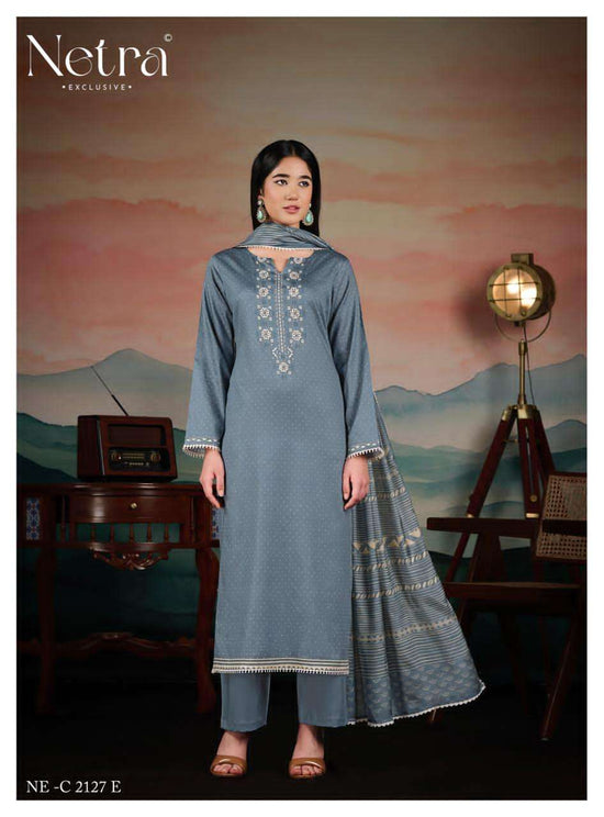Netra Manvi Cotton Dress Material Wholesale - Amrah Wholesale