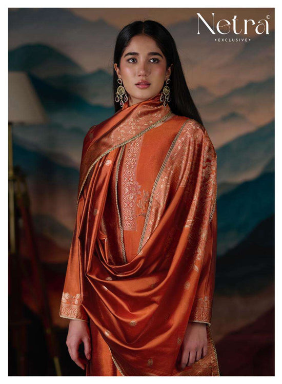 Netra Mehar Vol 2 Viscose Jacquard Silk Dress Material