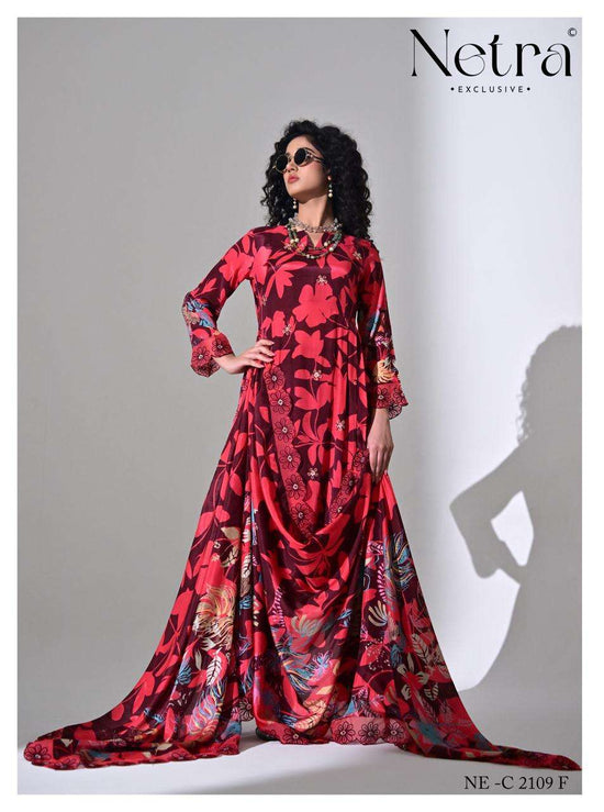 Netra Exclusive Nakhra Salwar Suit Set Wholesale Catalogue - Amrah Wholesale