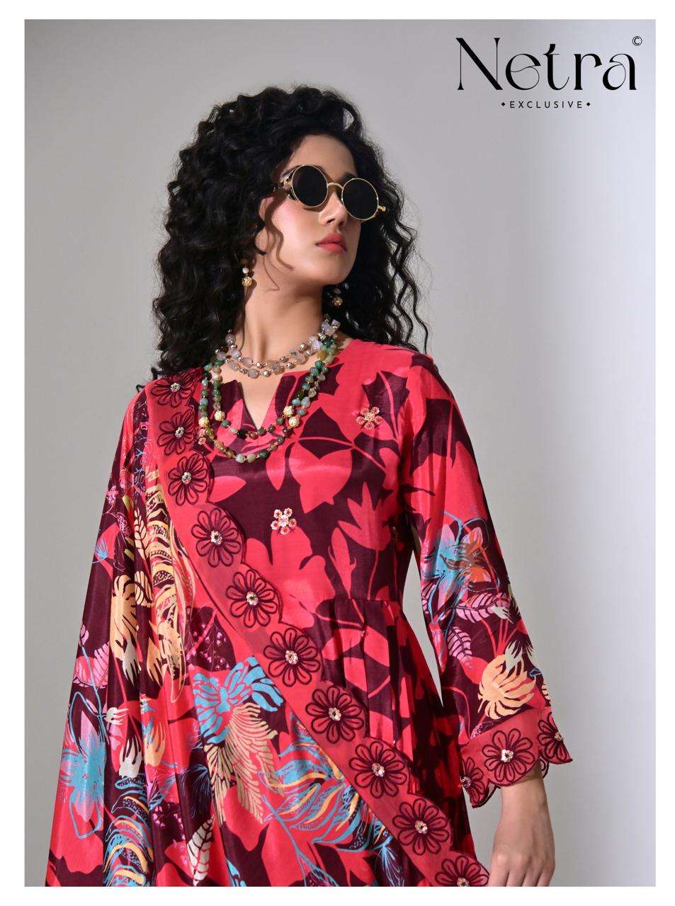 Netra Exclusive Nakhra Salwar Suit Set Wholesale Catalogue - Amrah Wholesale