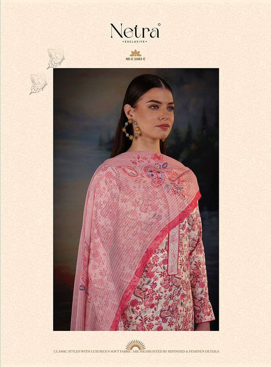 Netra Exclusive Riddhi Cotton Dress Material - Amrah Wholesale