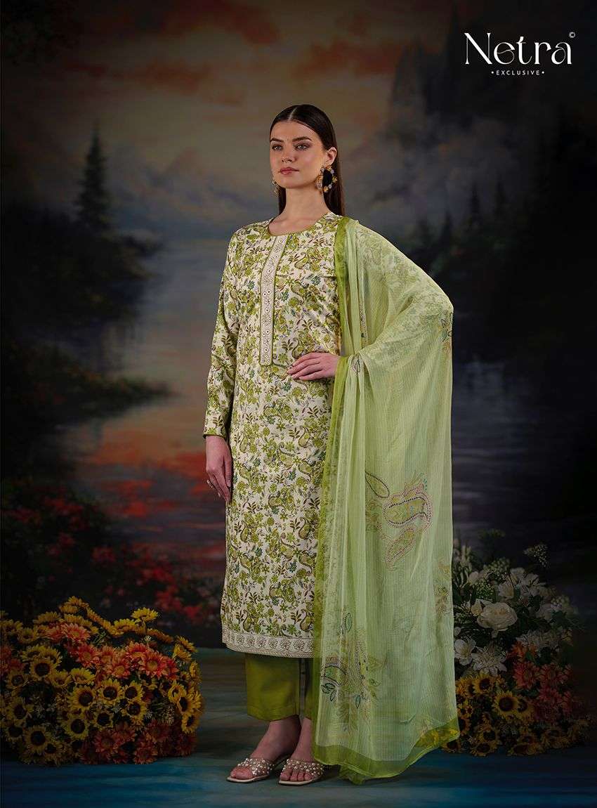 Netra Exclusive Riddhi Cotton Dress Material - Amrah Wholesale