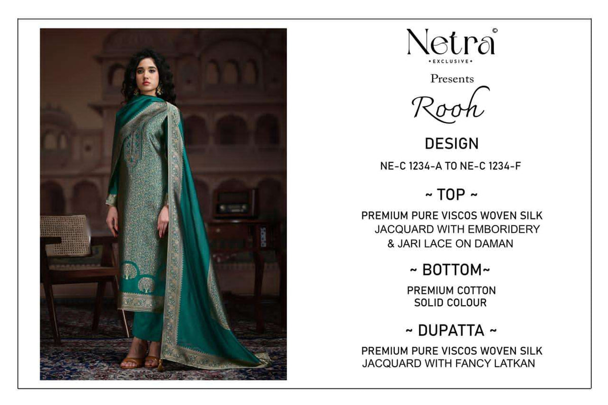 Netra Rooh Dress Material Wholesale Catalogue - Amrah Wholesale
