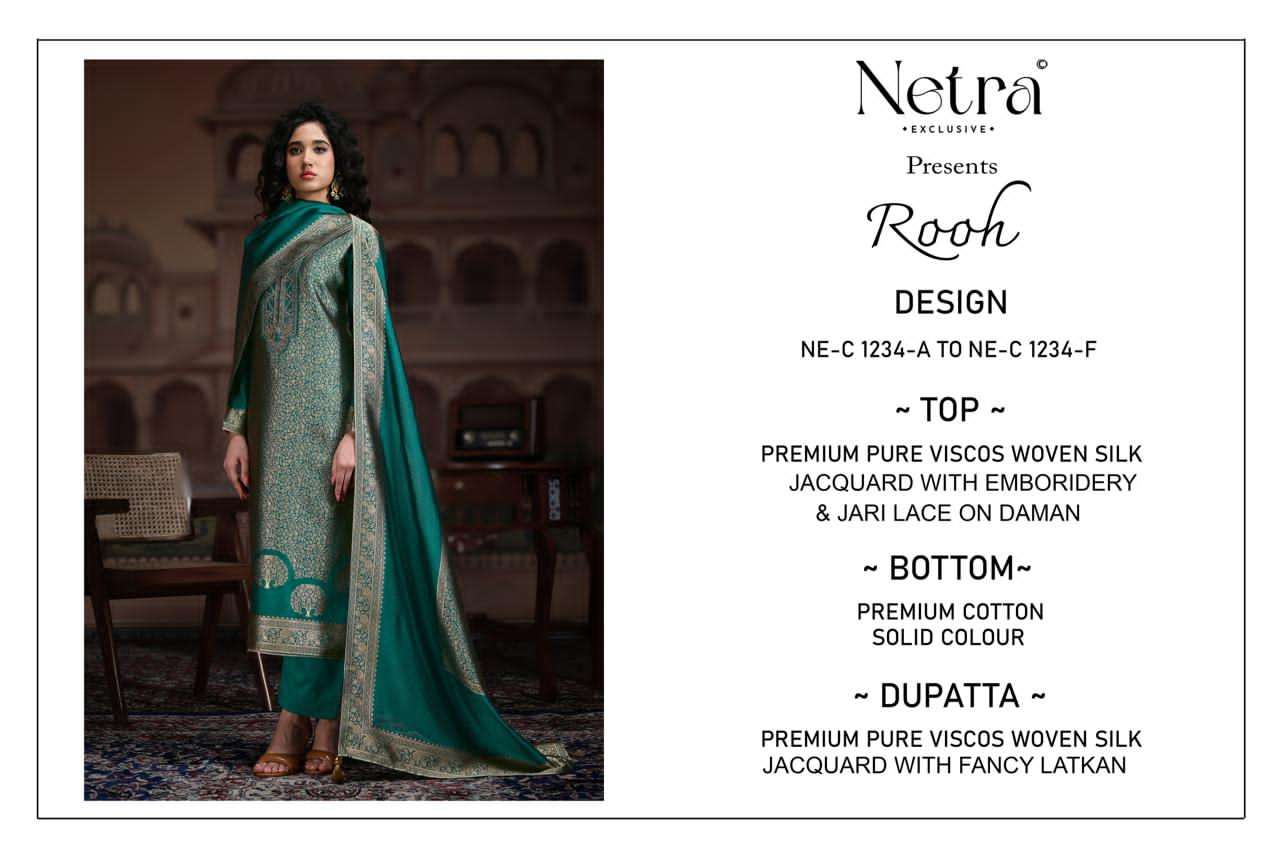 Netra Rooh Dress Material Wholesale Catalogue - Amrah Wholesale