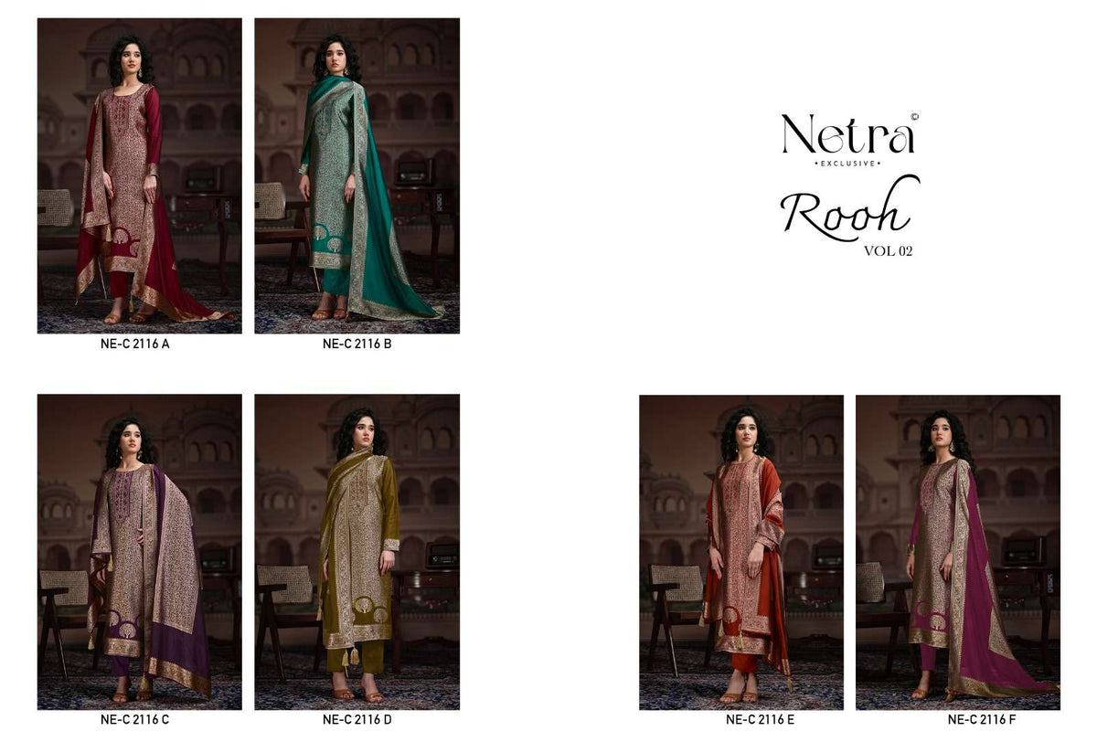 Netra Rooh Vol 2 Dress Material Wholesale Catalogue - Amrah Wholesale
