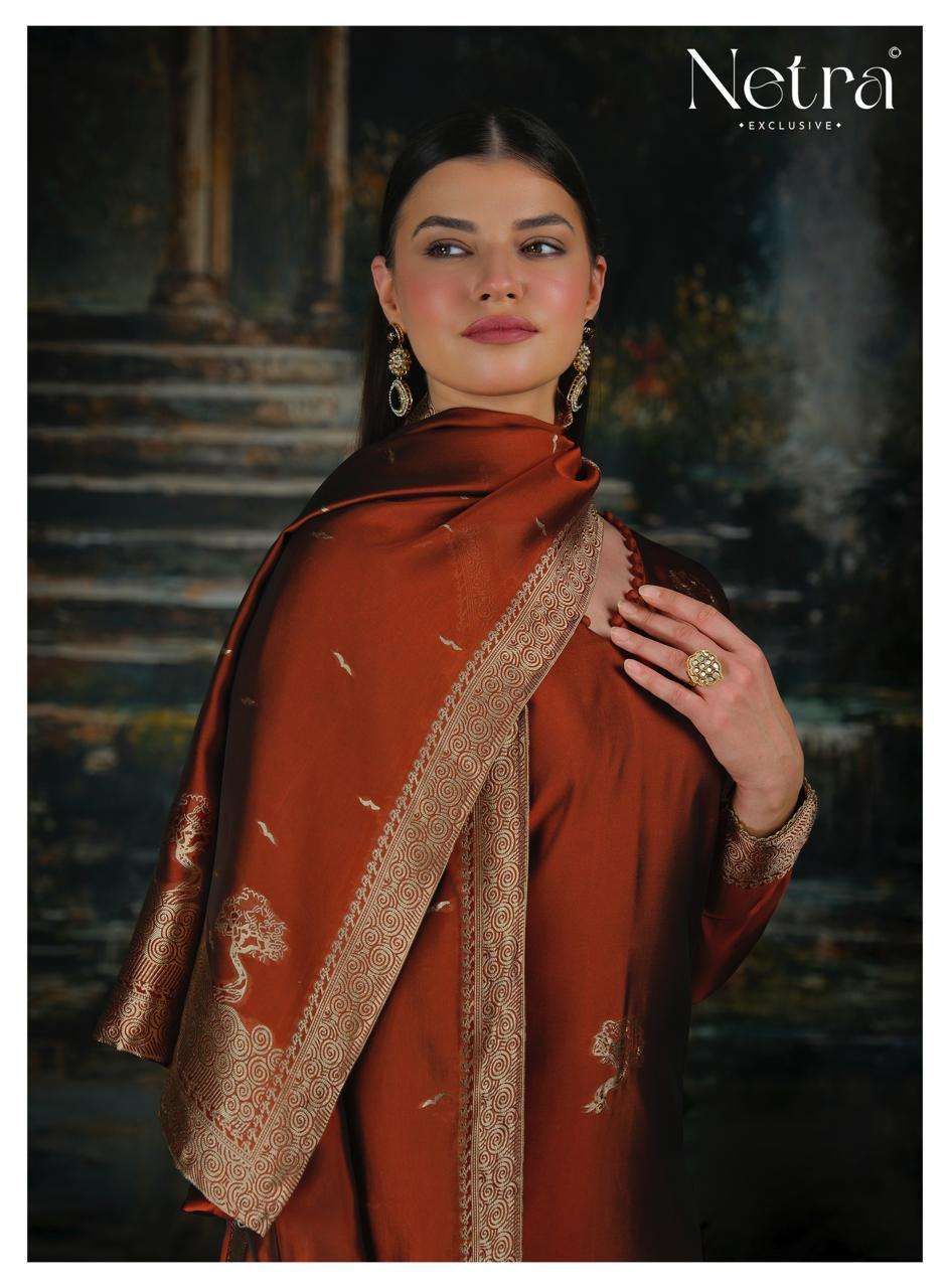 Netra Trinay Vol 2 Premium Viscose Silk Jacquard Salwar Suit