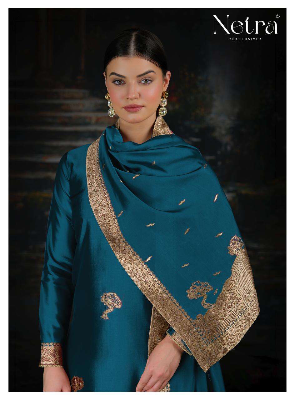 Netra Trinay Vol 2 Premium Viscose Silk Jacquard Salwar Suit