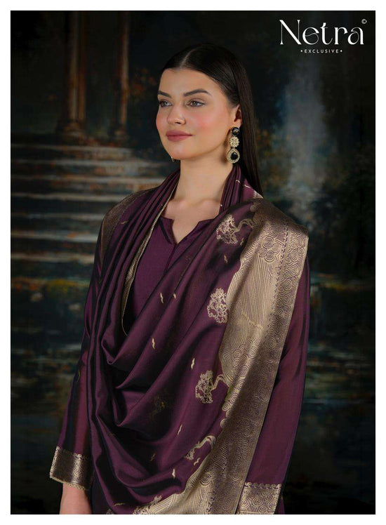 Netra Trinay Vol 2 Premium Viscose Silk Jacquard Salwar Suit