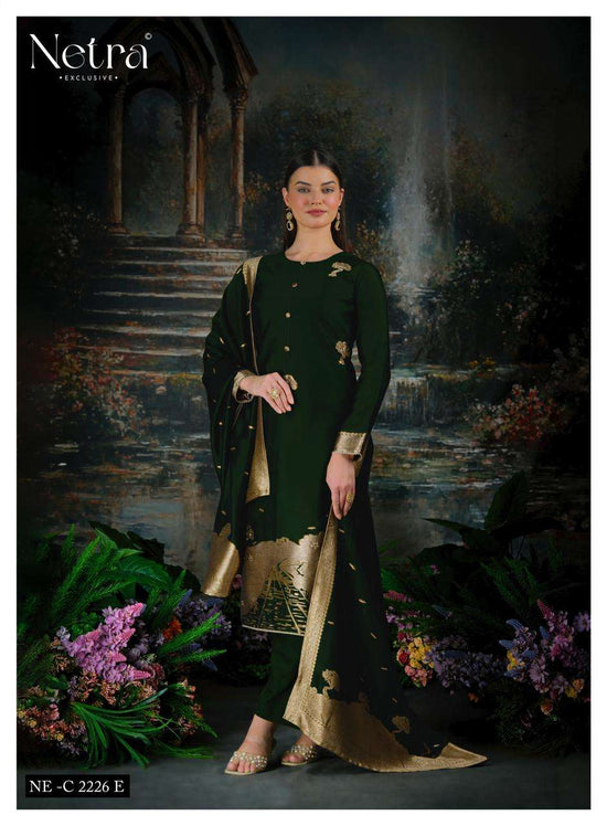 Netra Trinay Vol 2 Premium Viscose Silk Jacquard Salwar Suit