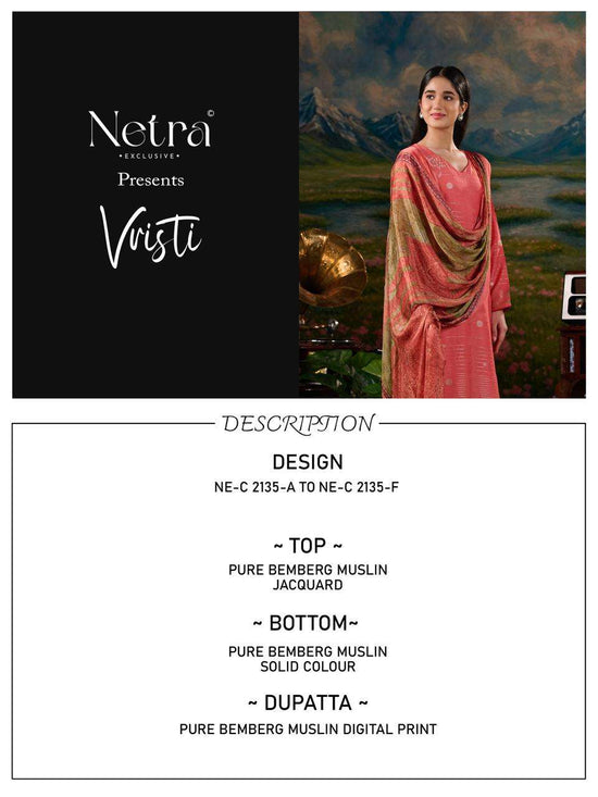 Netra Exclusive Vristi Dress Material - Amrah Wholesale