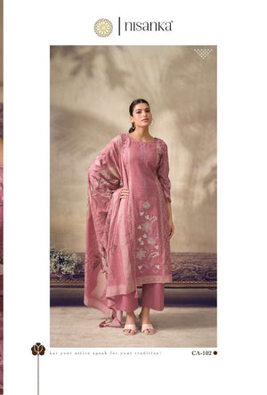 Nisanka Cashmere Vol-7 Viscose Lawn Printed Office Wear Salwar Suit